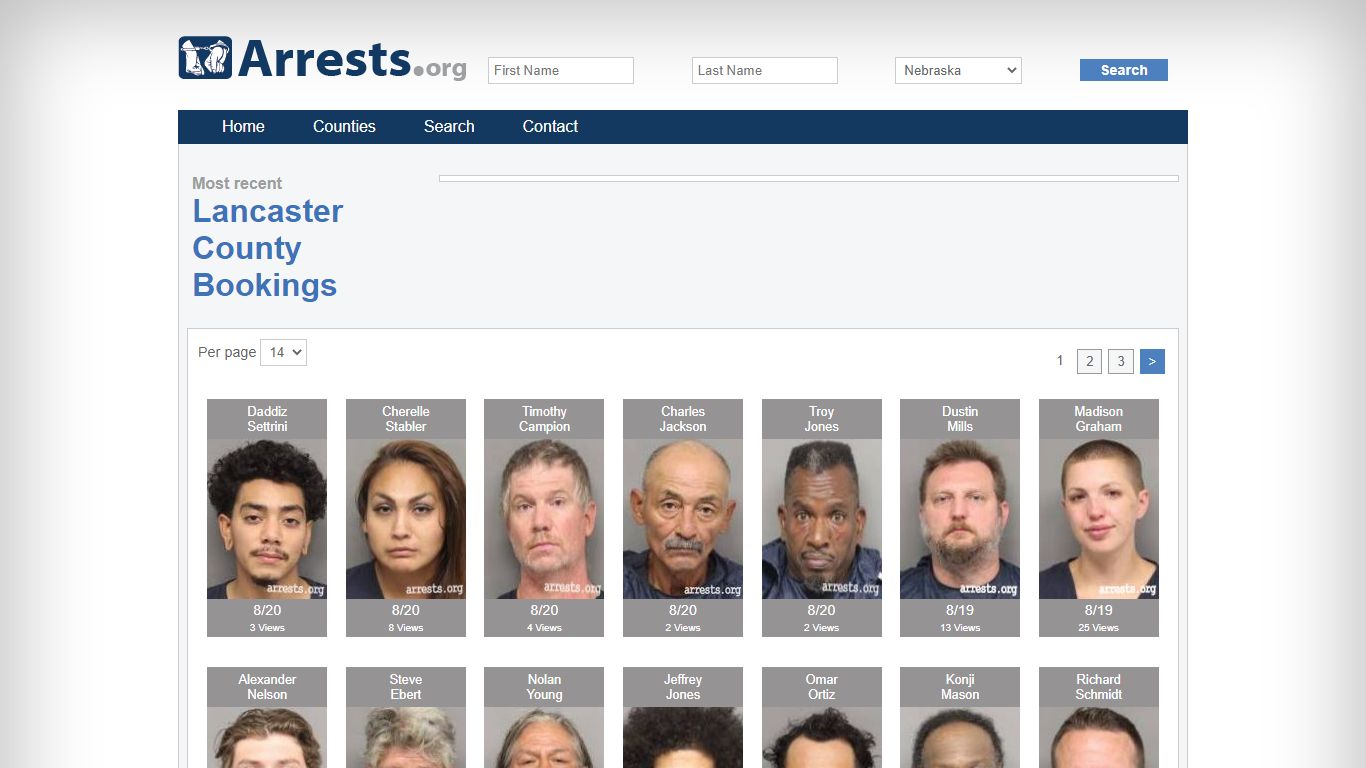 Lancaster County Arrests and Inmate Search